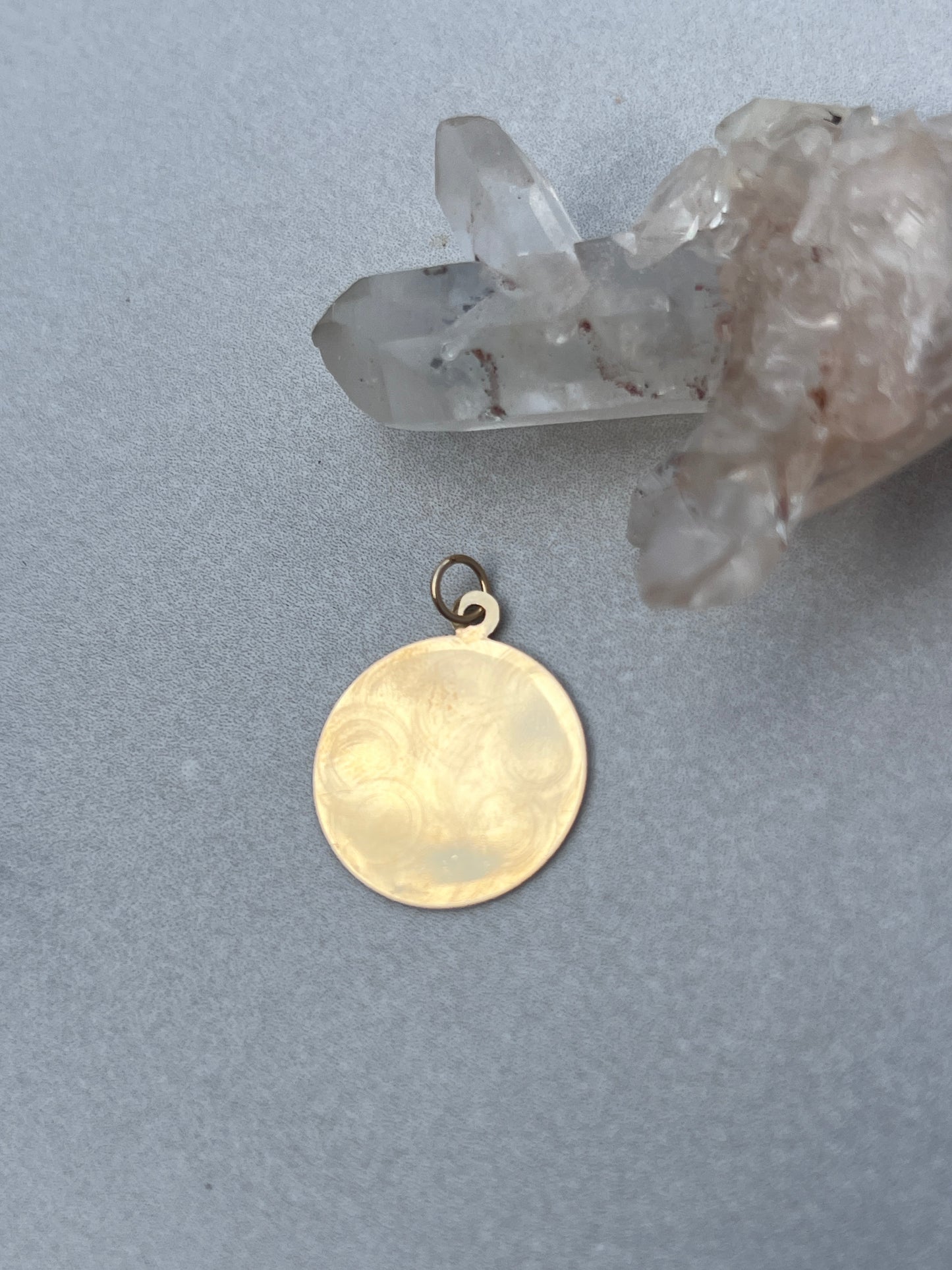 Vintage 14k Gold Libra Zodiac Coin Charm