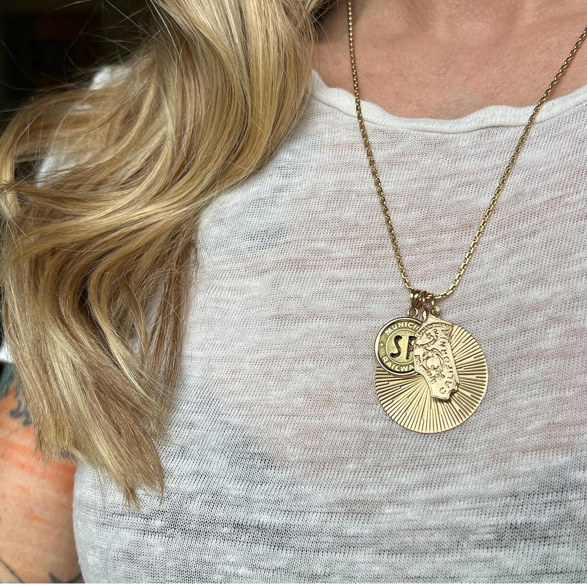 Vintage 14k Gold California State Charm