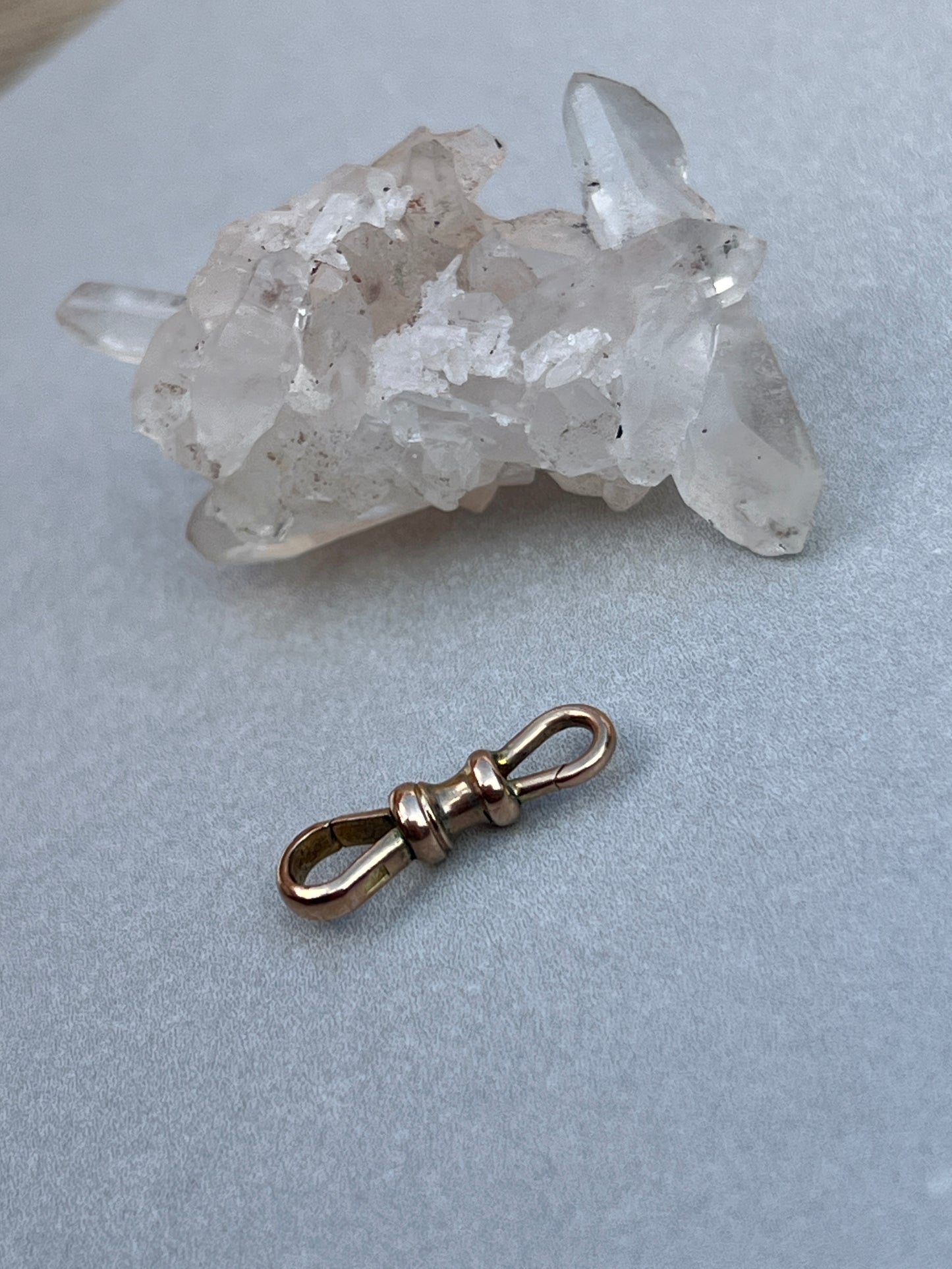 Antique 9ct Gold Double Dog Clip