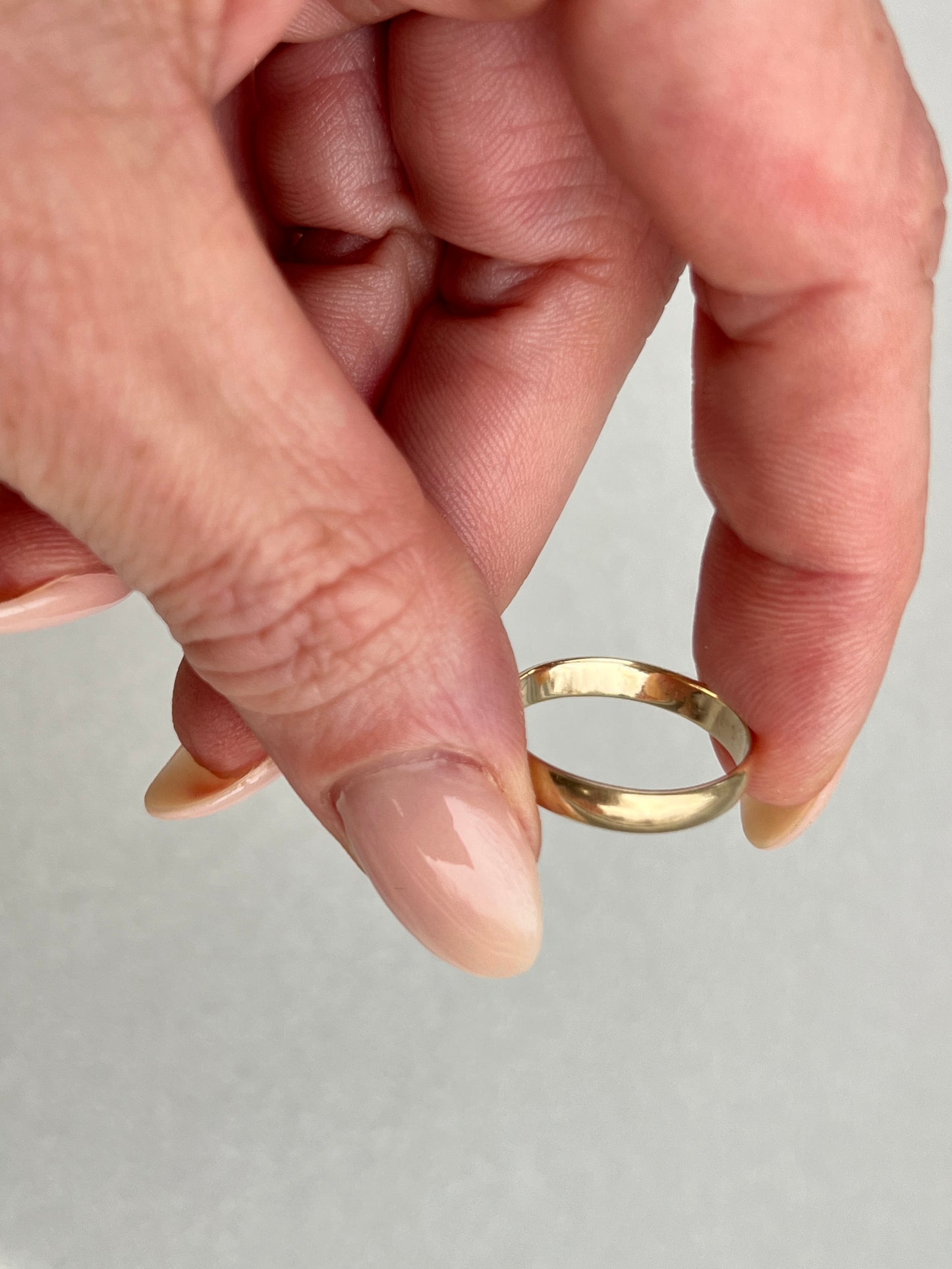 Vintage 14k Yellow Gold Wide Band Ring