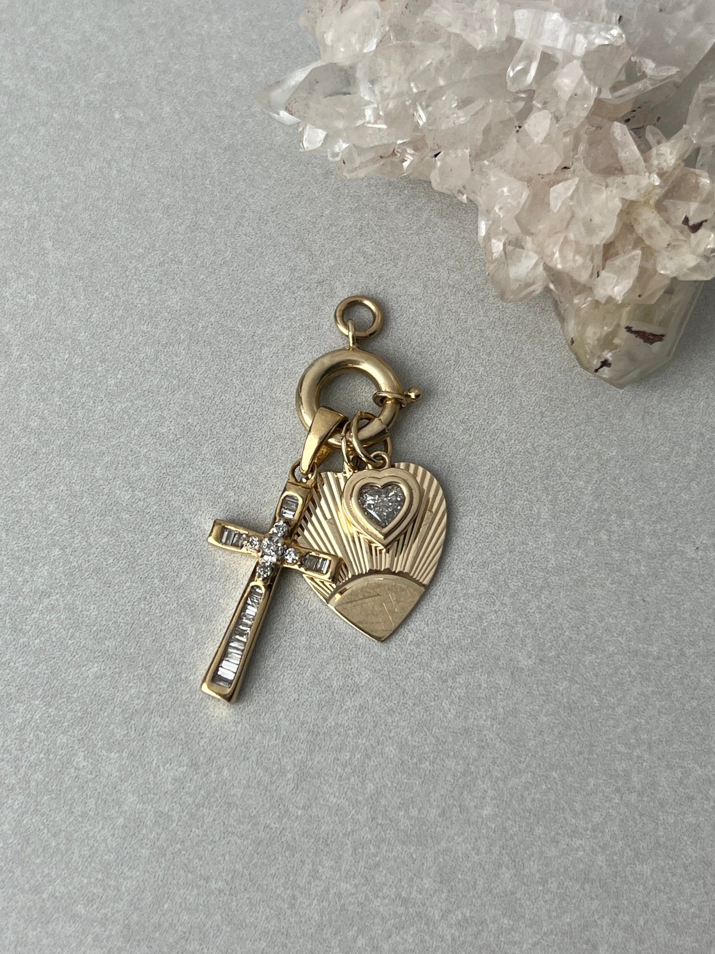 Vintage 14k Oversize Bolt Clasp
