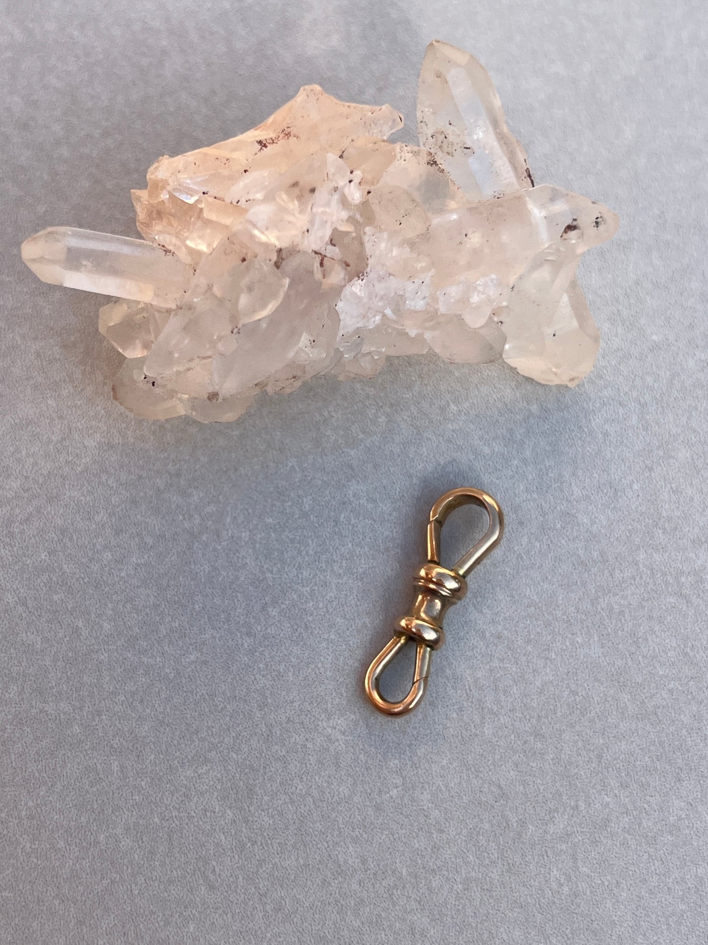 Antique 9ct Gold Double Dog Clip