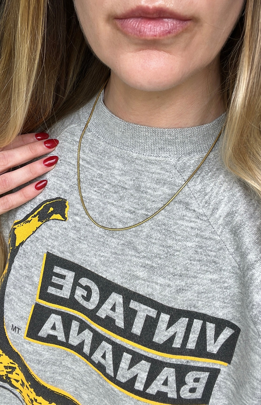 Vintage 14k Gold 19.25” Snake Link Chain
