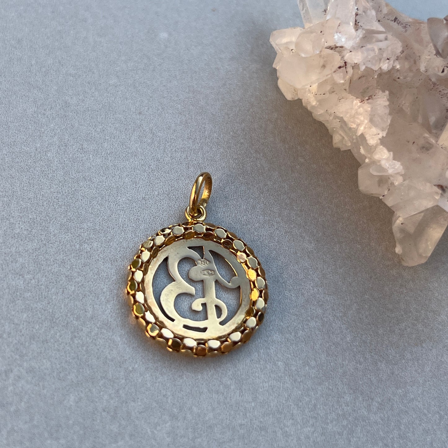 Vintage 18k Gold Lucky Number 13 Charm