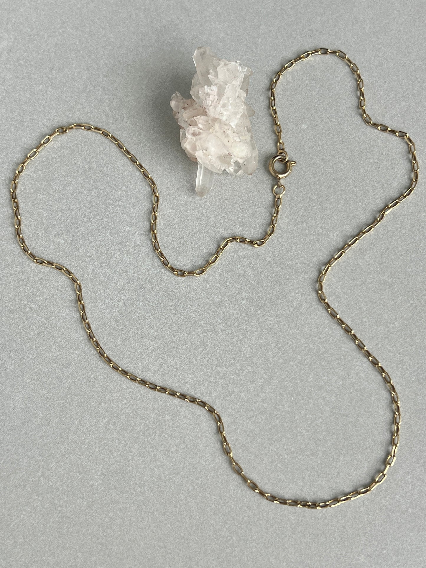 Vintage 14k Gold 21” Biker Link Chain