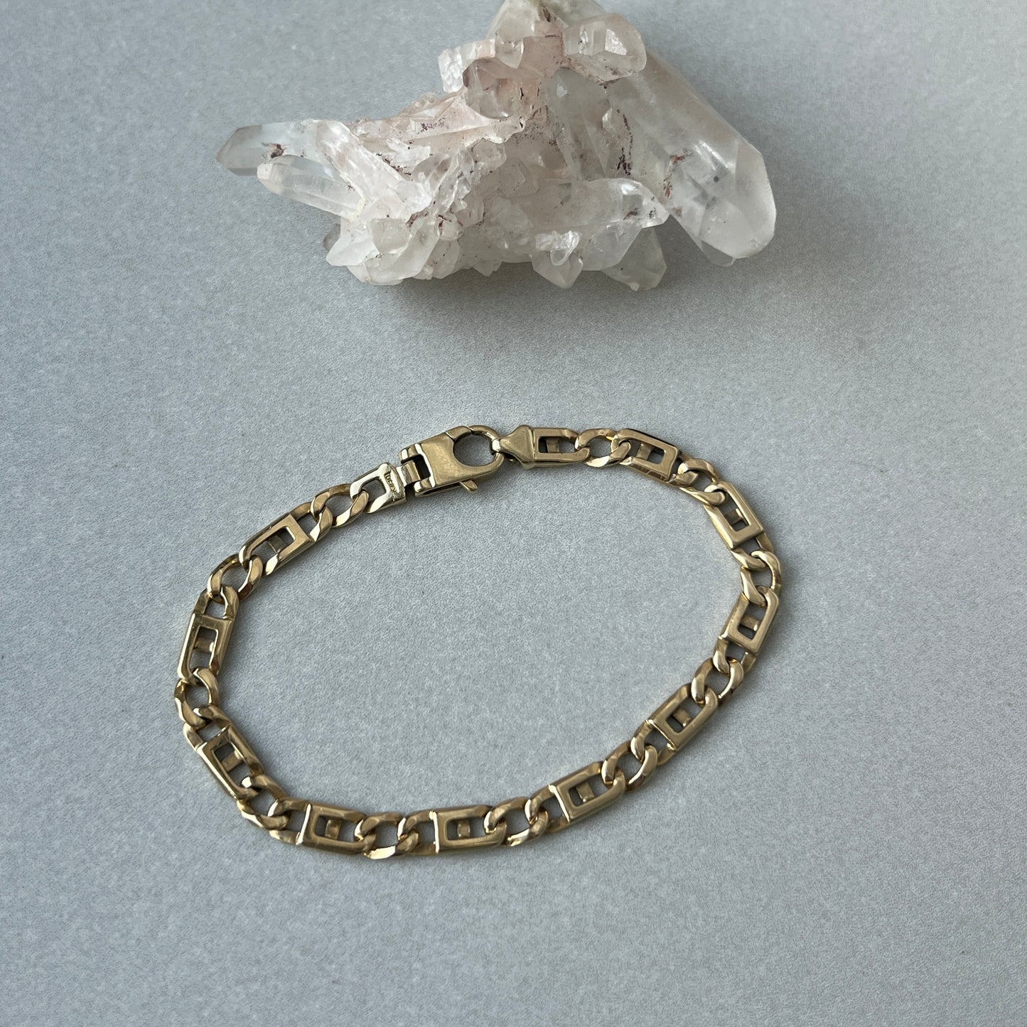 Vintage 14k Gold ‘Figarucci’ Link Bracelet