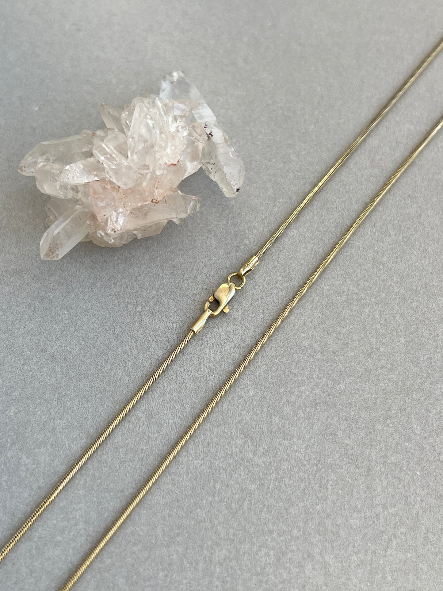 Vintage 14k Gold Snake Link Chain