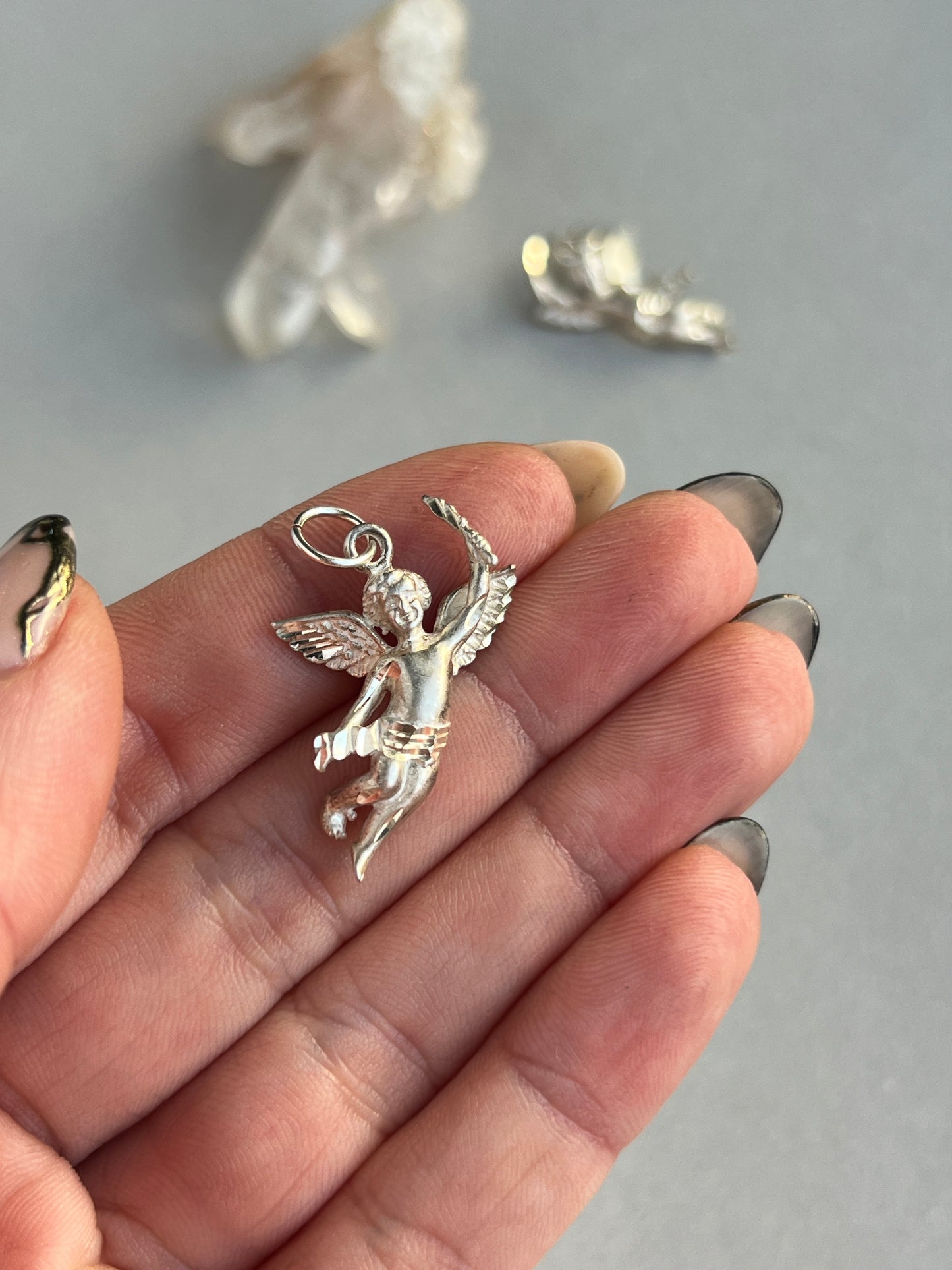 Vintage 925 Sterling Silver Angel Charms