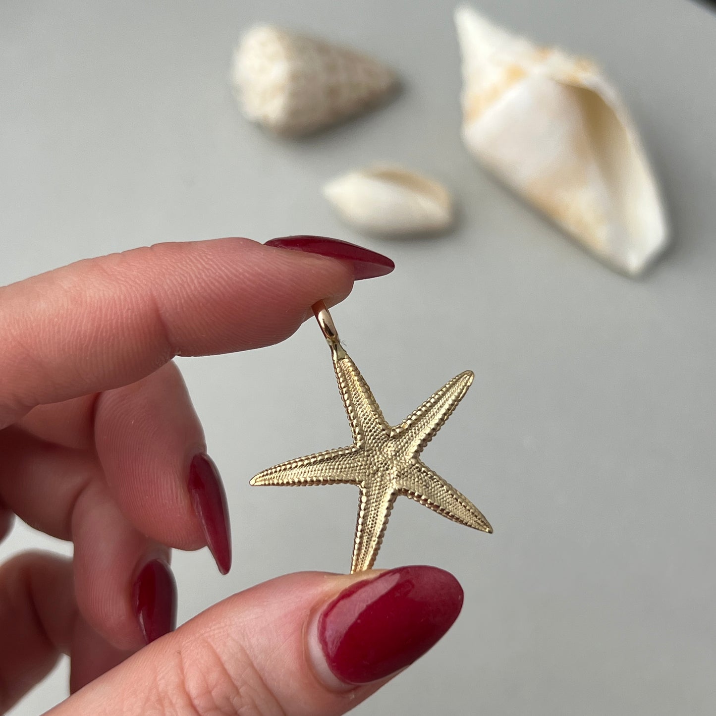 Vintage 14k Gold Starfish Charm