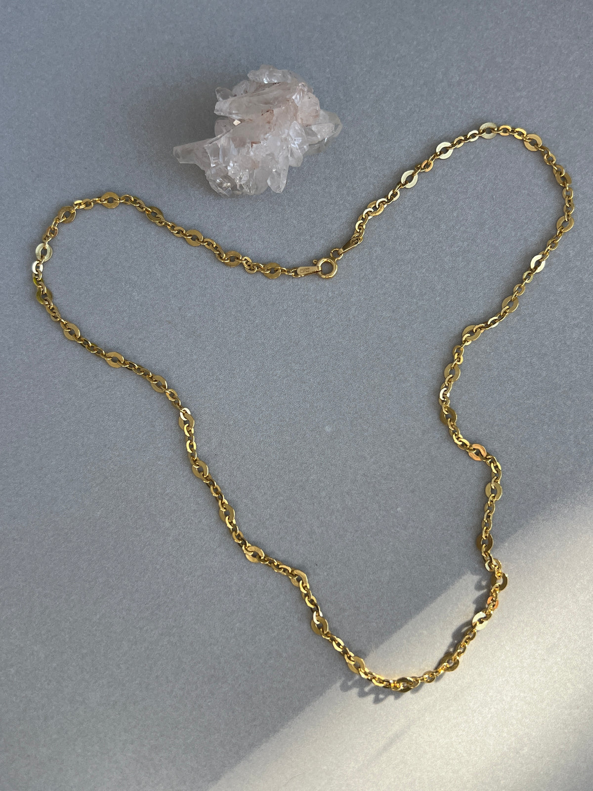 Vintage 14k Gold 18” Fancy Cable Link Chain