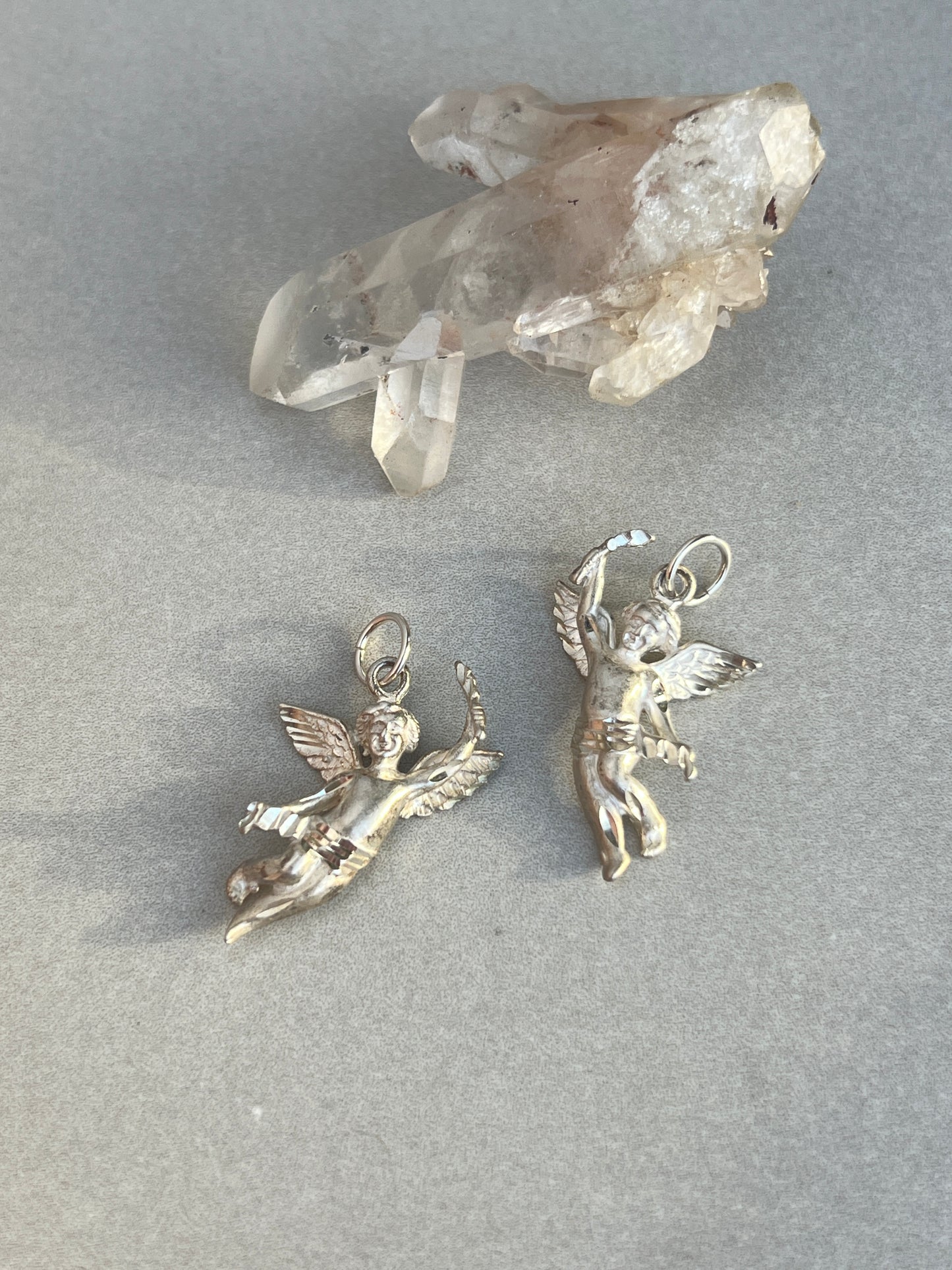 Vintage 925 Sterling Silver Angel Charms