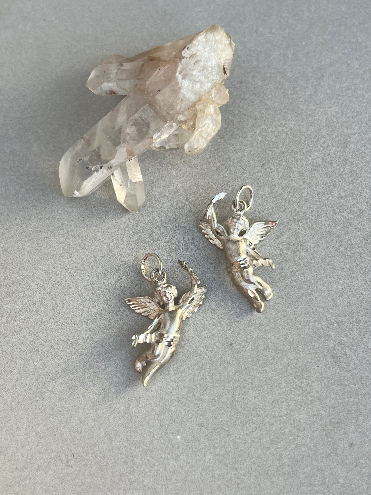 Vintage 925 Sterling Silver Angel Charms
