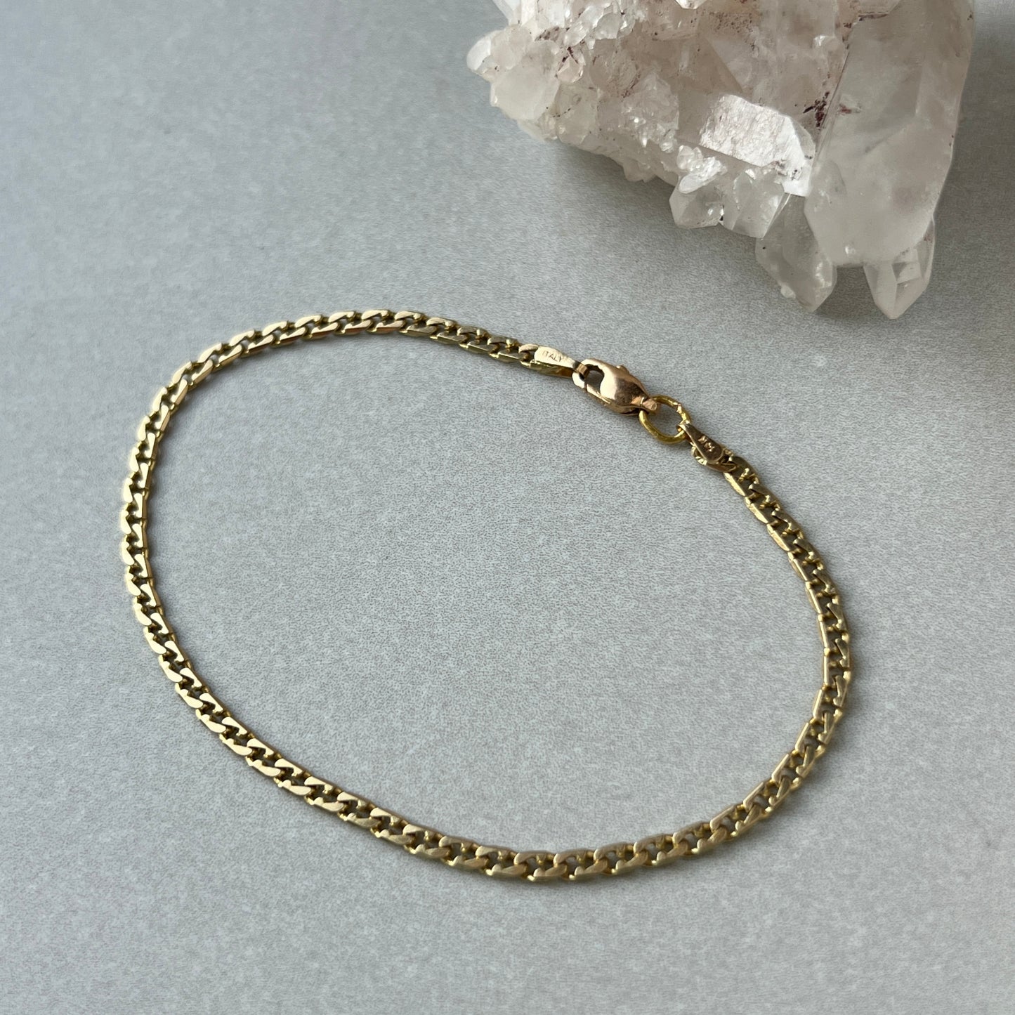 Vintage 14k Gold Anchor/ Mariner Link Bracelet