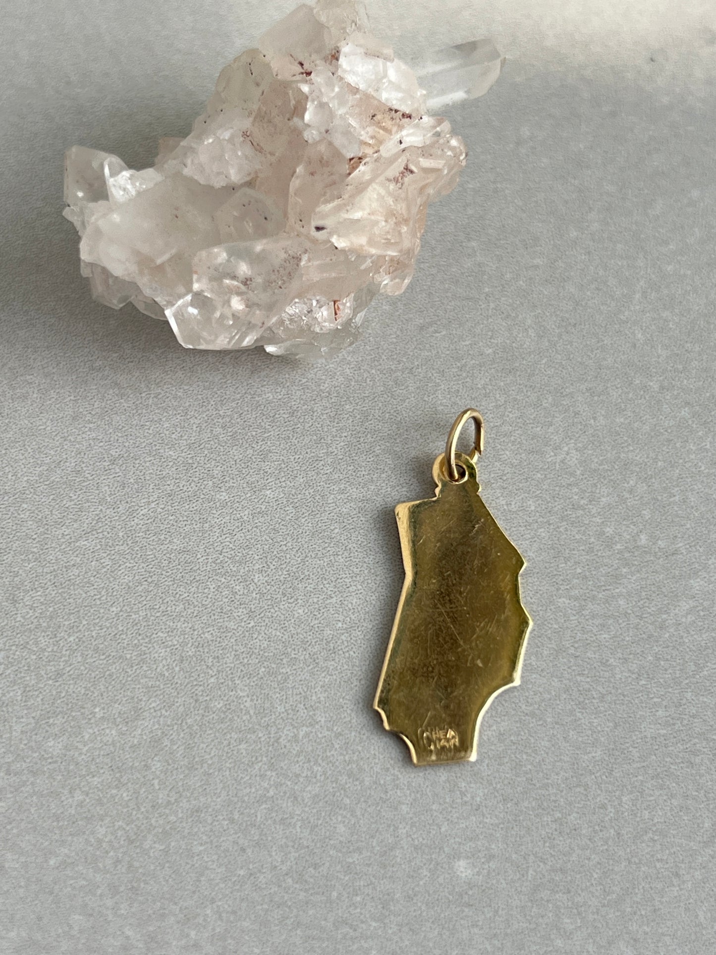 Vintage 14k Gold California State Charm