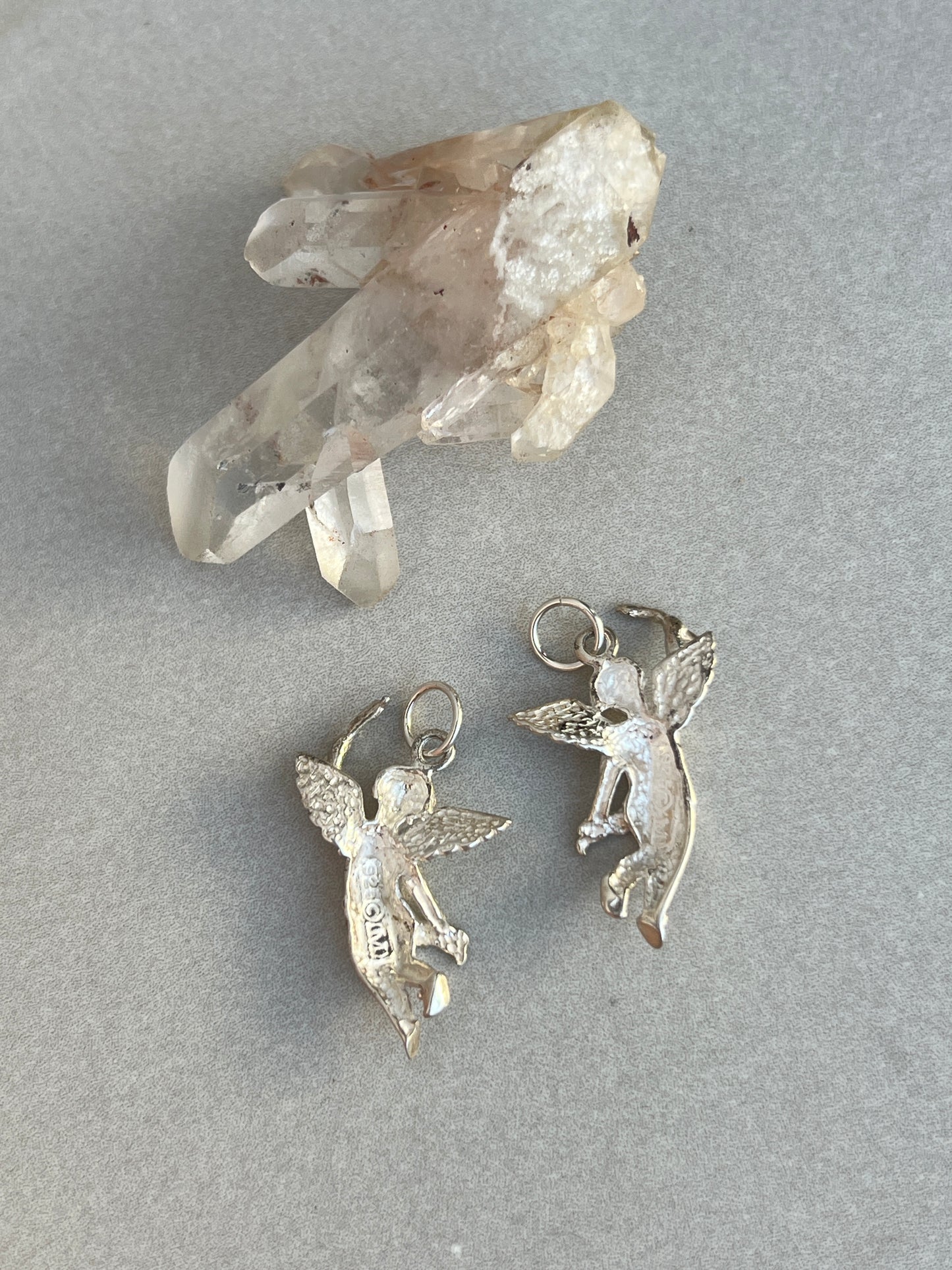 Vintage 925 Sterling Silver Angel Charms