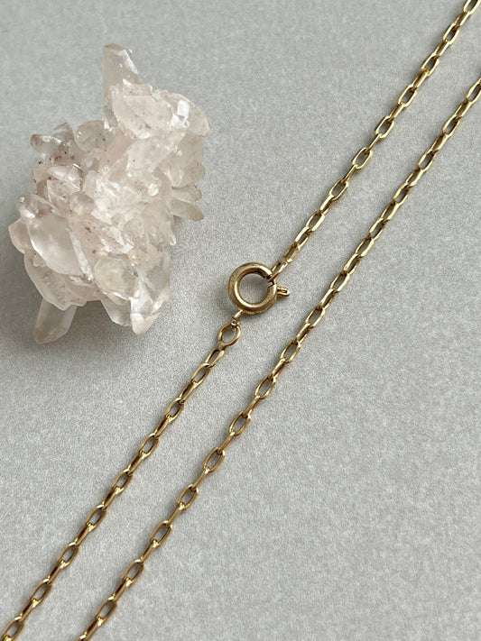 Vintage 14k Gold 21” Biker Link Chain
