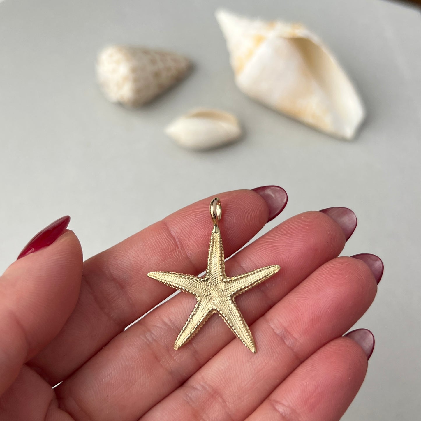 Vintage 14k Gold Starfish Charm