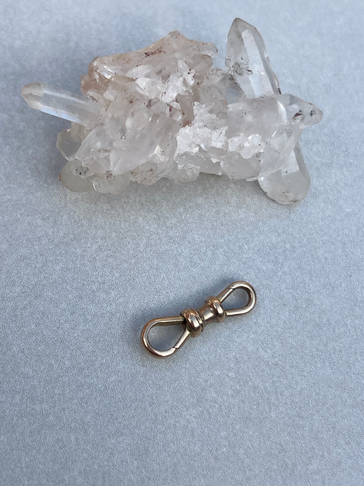 Antique 9ct Gold Double Dog Clip
