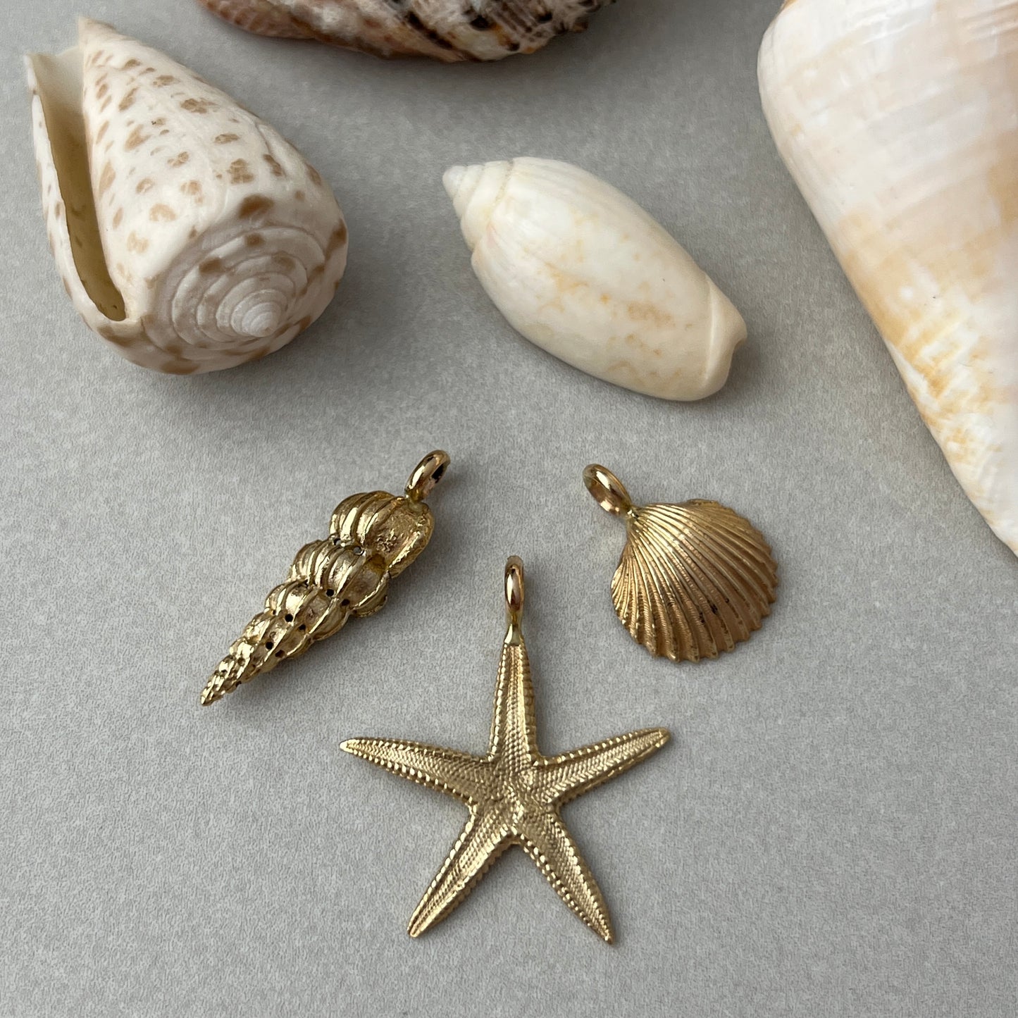 Vintage 14k Gold Starfish Charm