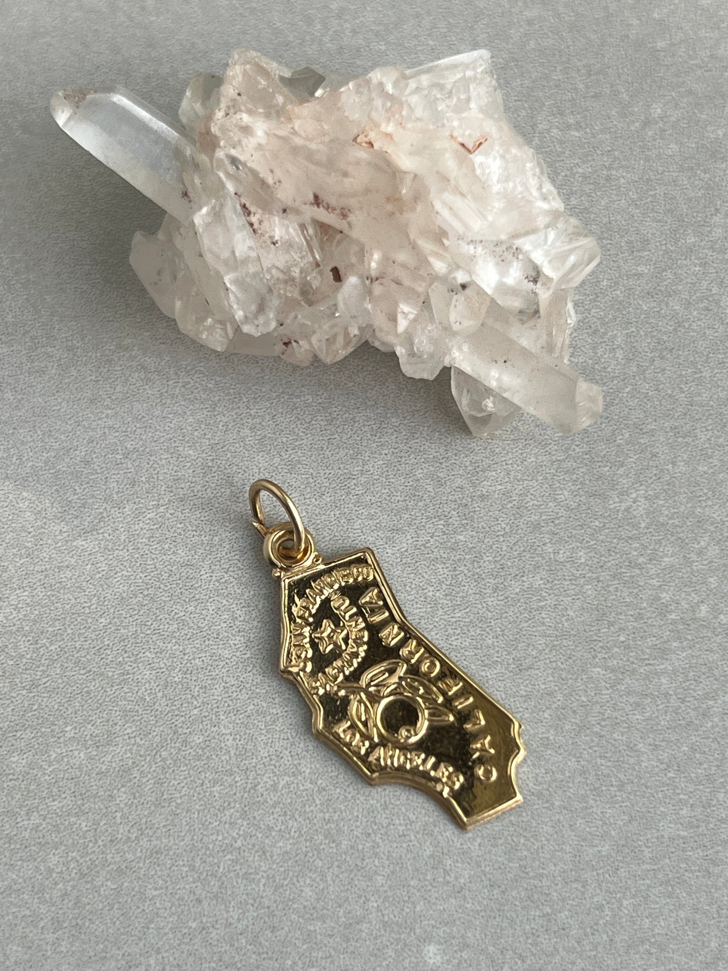 Vintage 14k Gold California State Charm