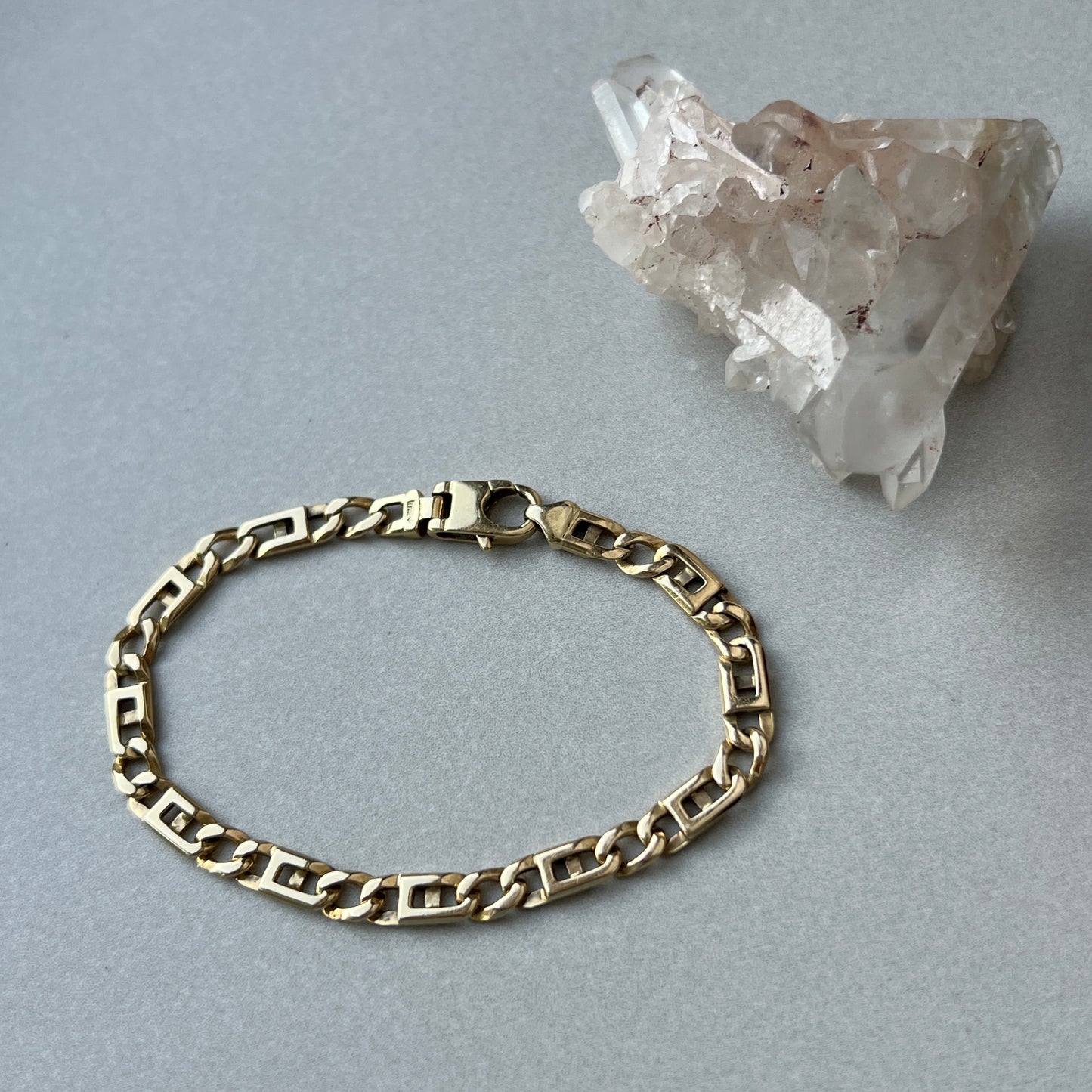 Vintage 14k Gold ‘Figarucci’ Link Bracelet