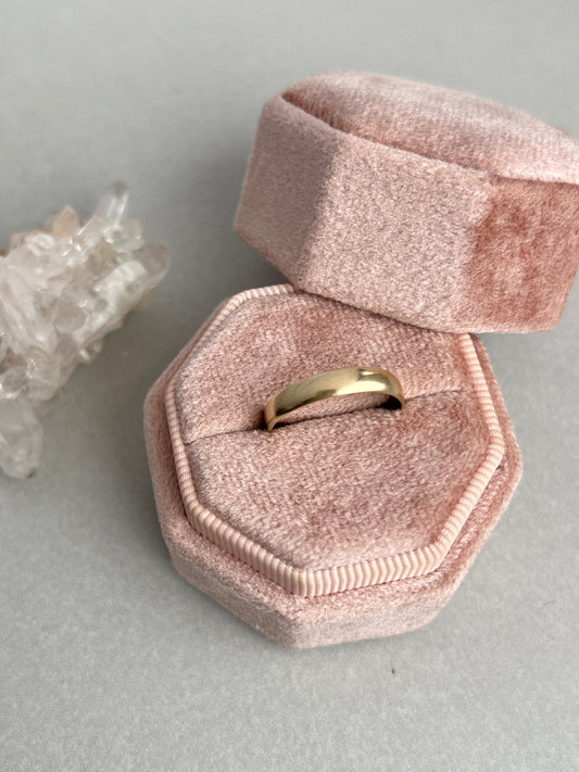 Vintage 14k Yellow Gold Wide Band Ring