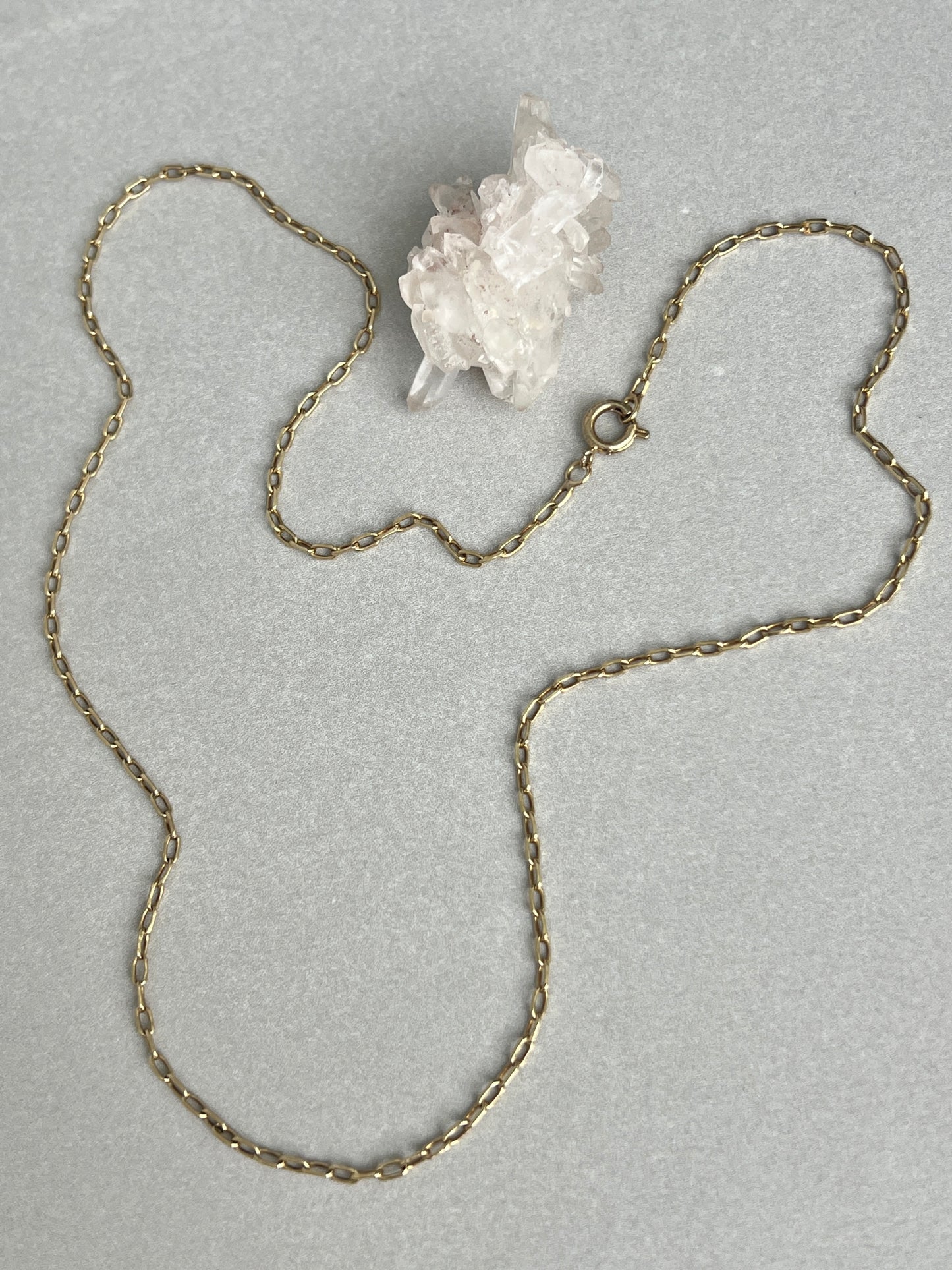 Vintage 14k Gold 21” Biker Link Chain