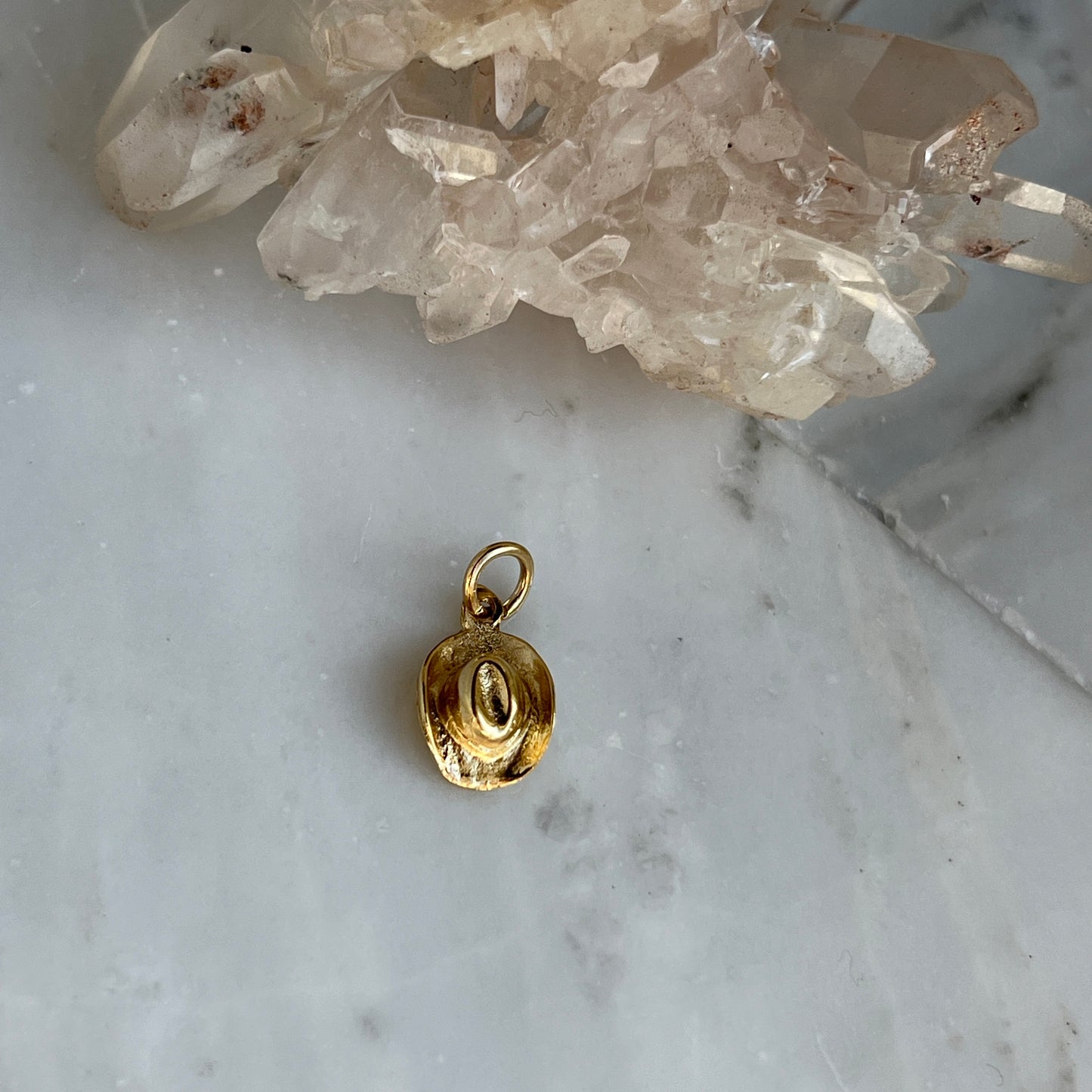 Vintage 14k Gold Cowboy Hat Charm