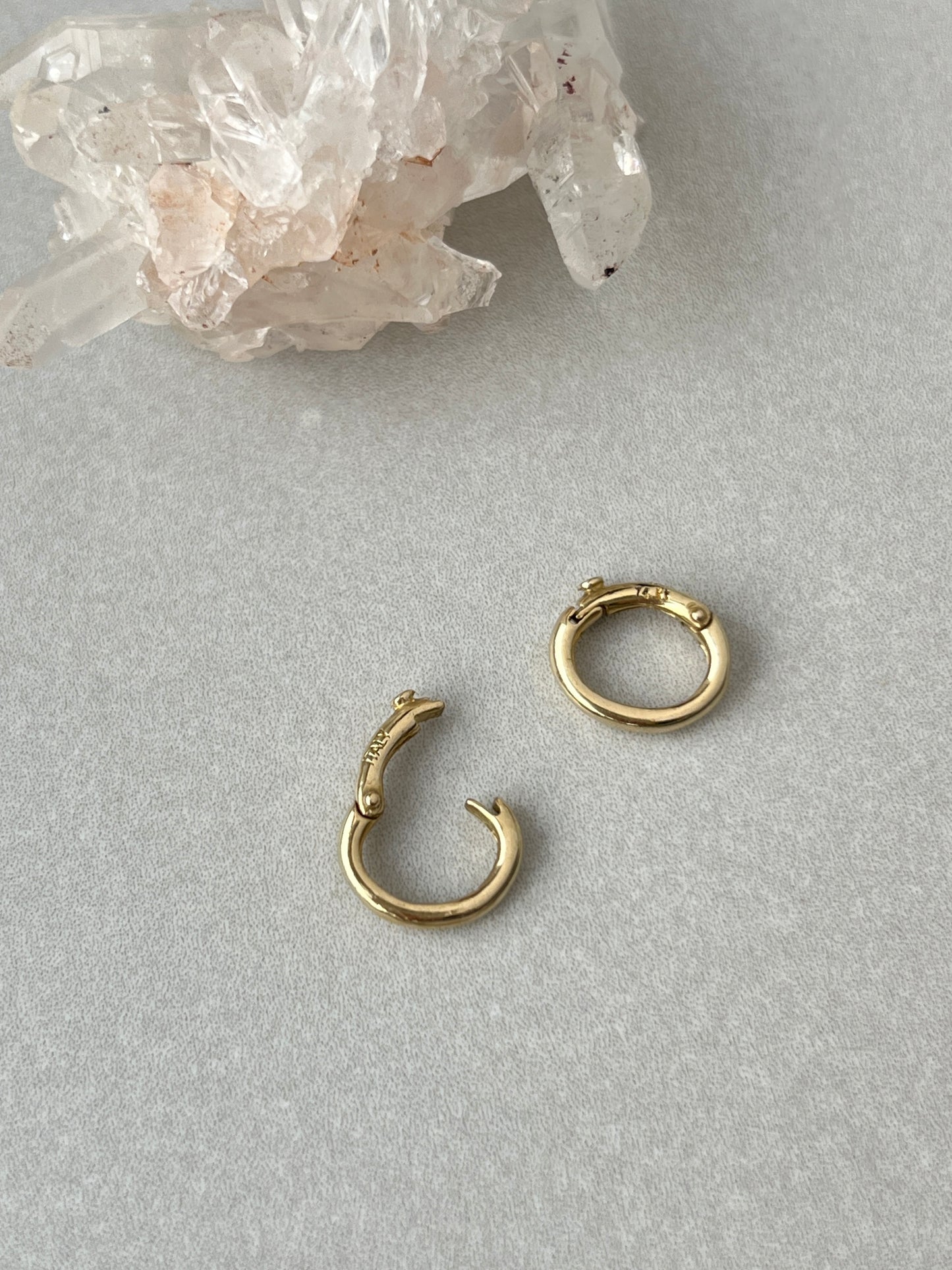 Vintage 14k Gold Larger Charm Enhancer / Chain Connector